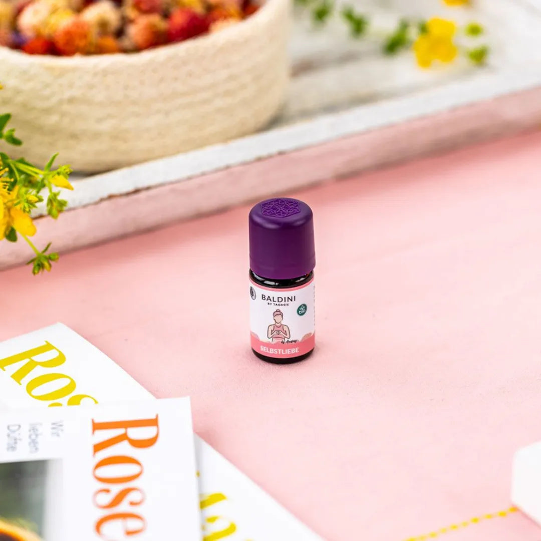 Baldini Selbstliebeduft by Audrey ätherisches Öl, sinnlich und herzöffnend, für inneres Glück.