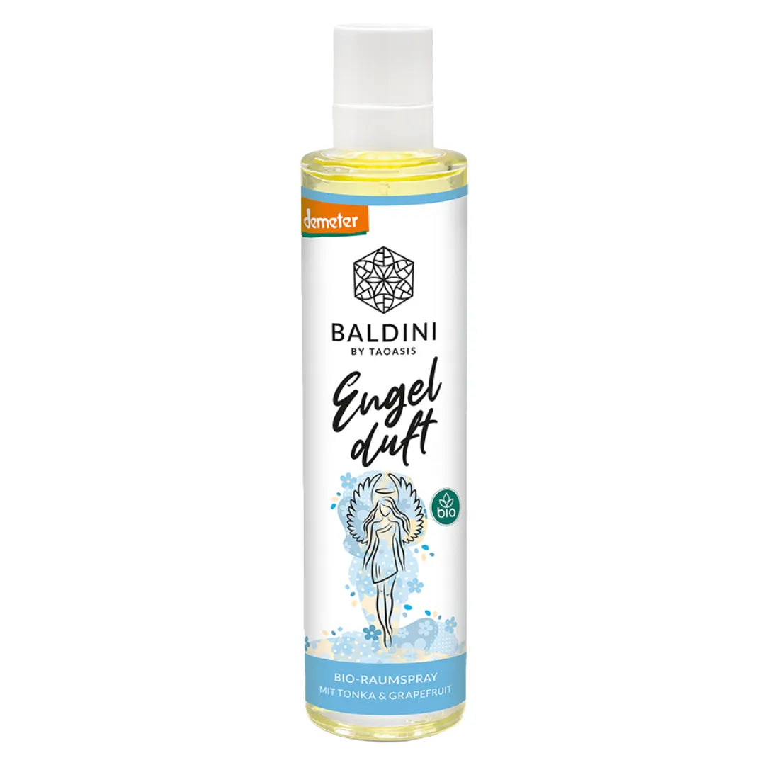 Baldini Engelduft Bio-Raumspray mit Tonka und Grapefruit, 100ml, für himmlische Atmosphäre.