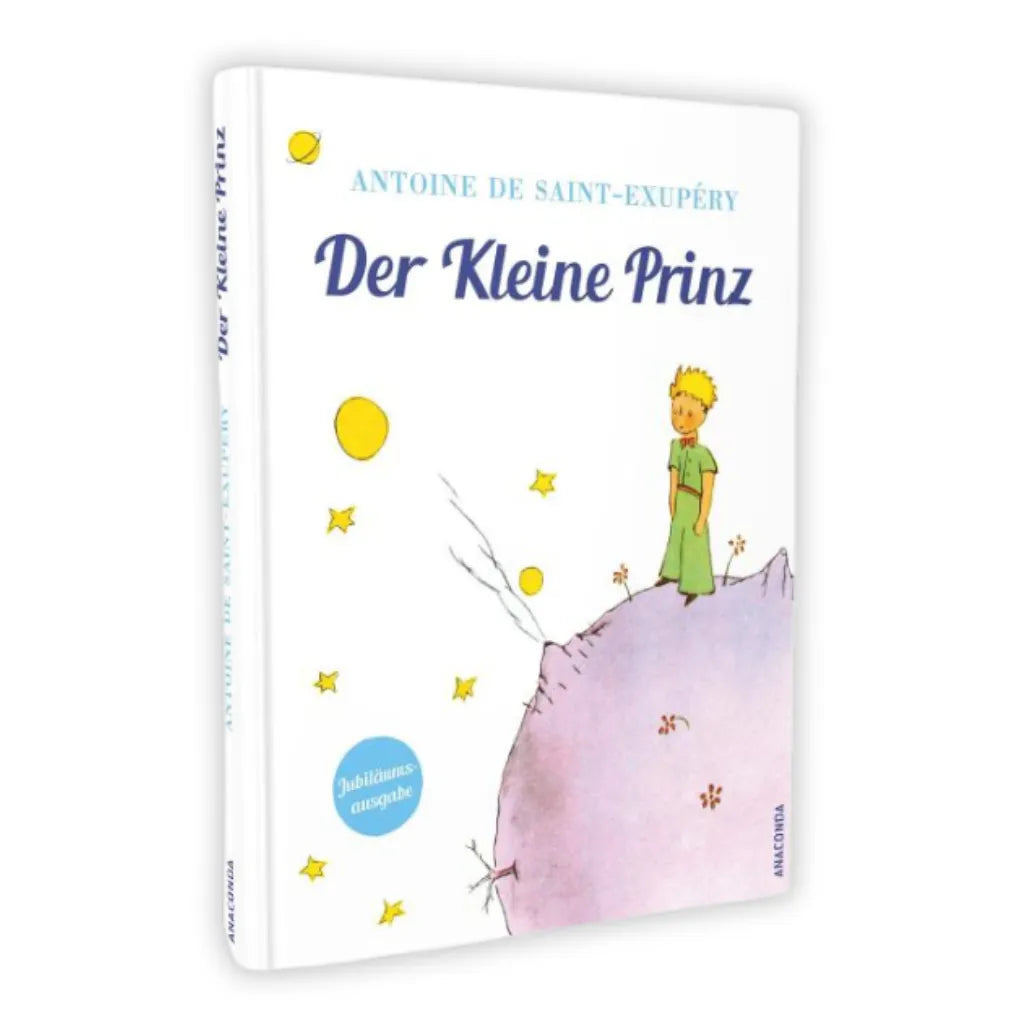 Der kleine Prinz Buchcover: Antoine de Saint-Exupéry Jubiläumsausgabe, Prinz auf Planet.