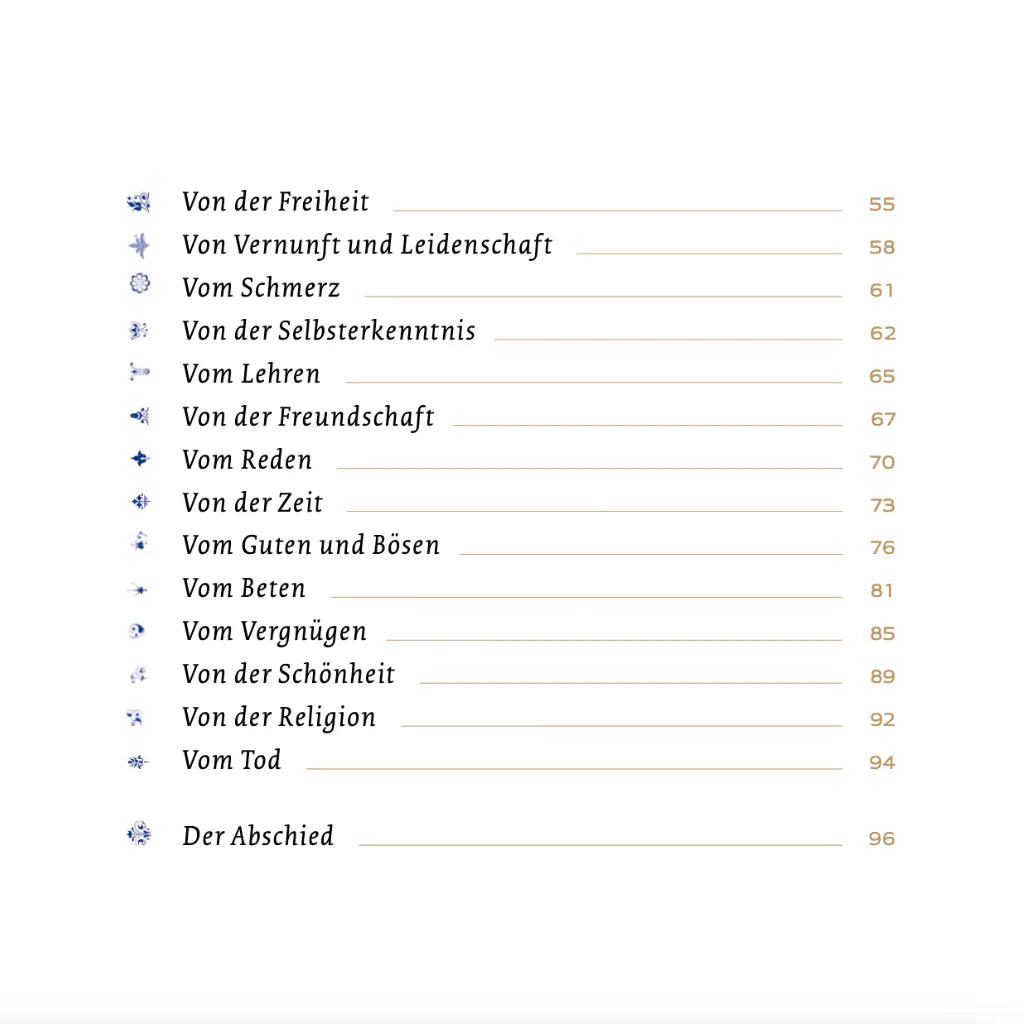 Inhaltsverzeichnis Khalil Gibran Der Prophet: Freiheit, Schmerz, Tod. Spirituelles Buch Leseprobe