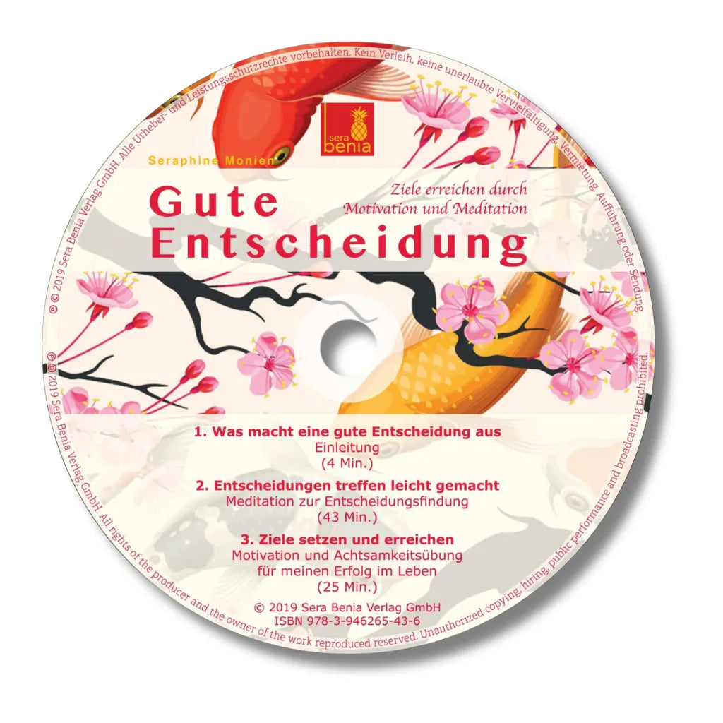 Gute Entscheidung CD Seraphine Monien: Meditation zur Entscheidungsfindung, Motivation & innere Klarheit.