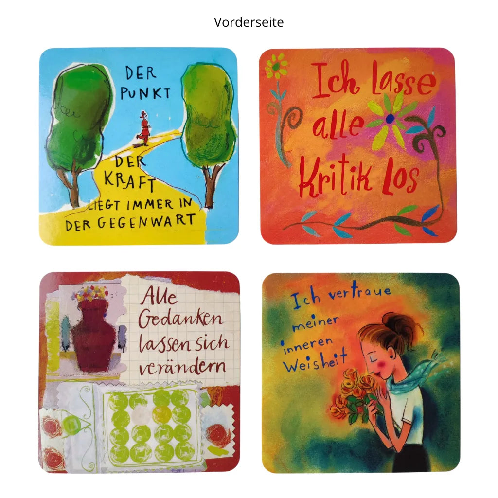 Louise Hay Affirmationskarten Körper und Seele: Vorderseiten, innere Weisheit, Gegenwart.