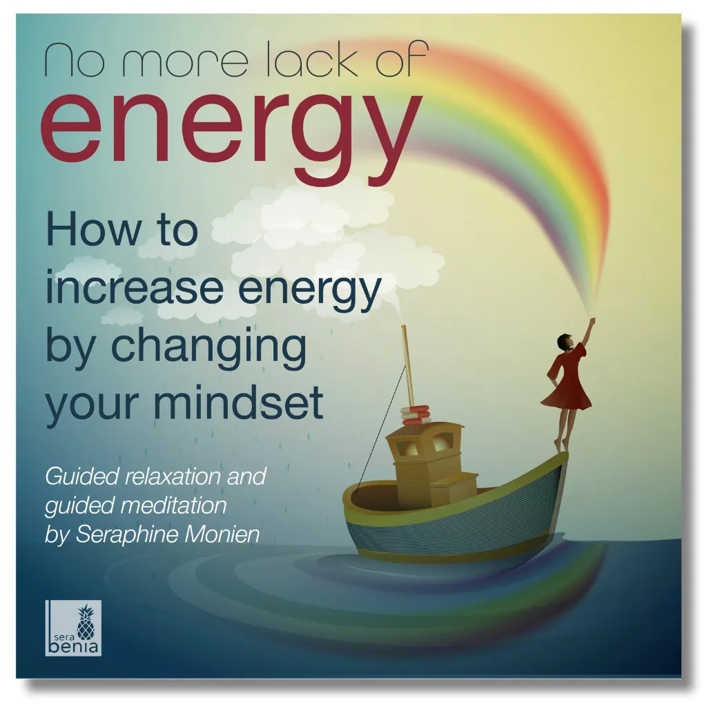Seraphine Monien Meditation Cover: No more lack of energy, Regenbogen, Boot.