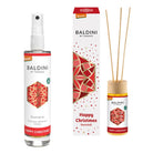 Baldini Happy Christmas Raumspray und Raumduft-Set, erwärmend und anregend, für Weihnachten.