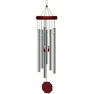 Windspiel mit 6 harmonisch gestimmten Aluminiumröhren und edlen Holzelementen.